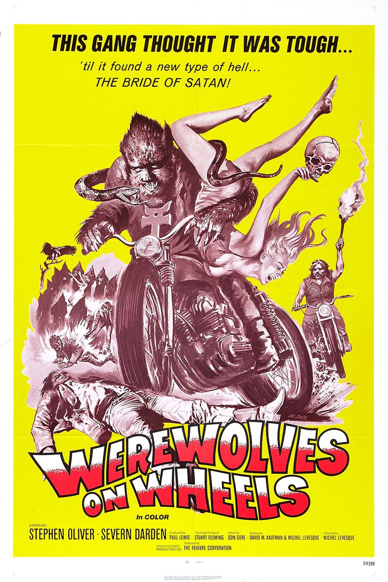 Werewolves on Wheels Decorative Painting (paper and canvas) art poster printing print