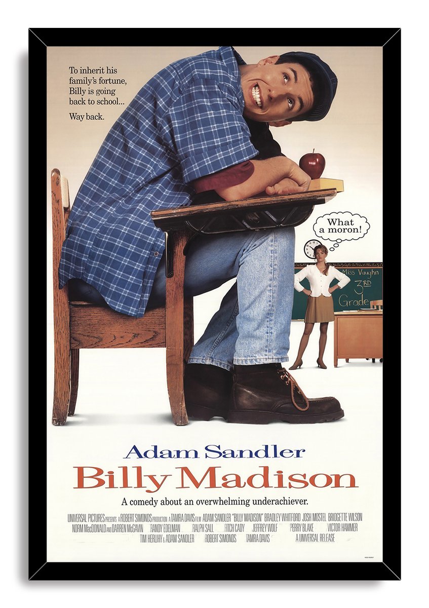 Adam Sandler Billy Madison Decorative Painting (paper and canvas) art poster printing print