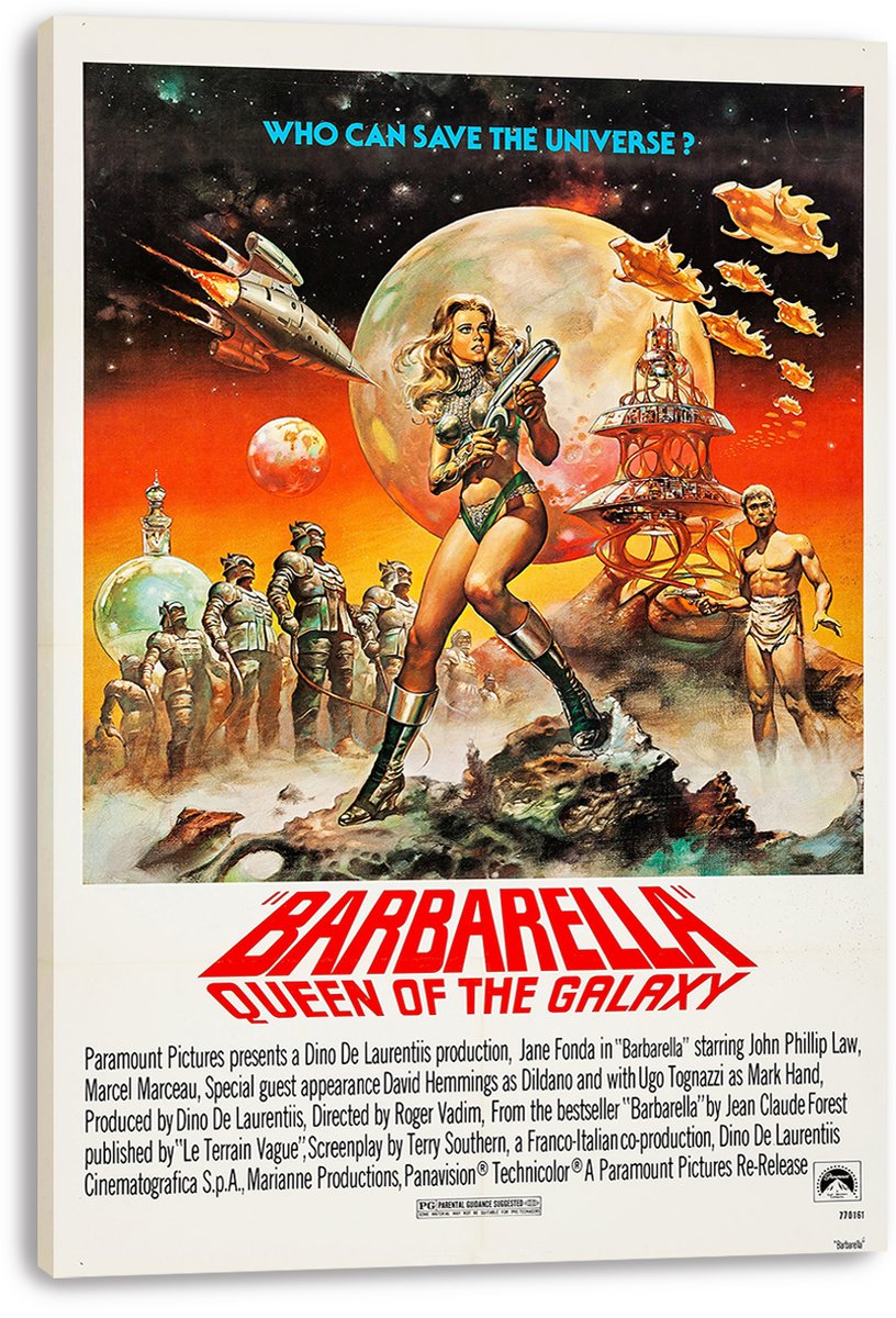 Barbarella Queen of the Galaxy Movie Poster Decorative Painting (paper and canvas) art poster printing print