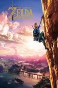 The Legend of Zelda Breath of the Wild Link Climbing Decorative Painting (paper and canvas) art poster printing print