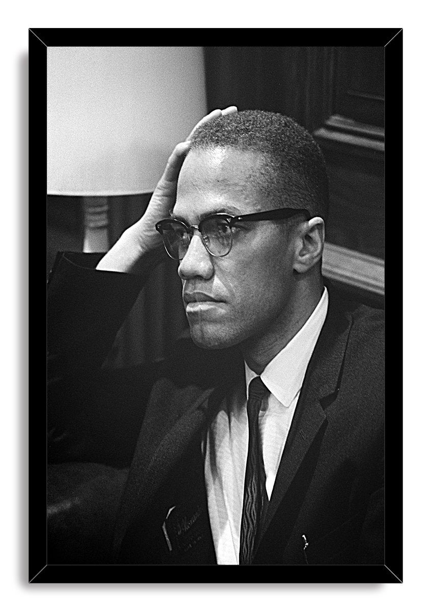 Malcolm X Decorative Painting (paper and canvas) art poster printing print