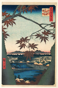 Japanese Autumn Landscape Ukiyo-e Maple Trees Decorative Painting (paper and canvas) art poster printing print