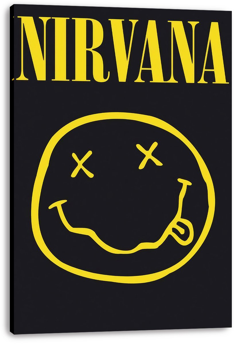 Nirvana Smiley Logo Decorative Painting (paper and canvas) art poster printing print