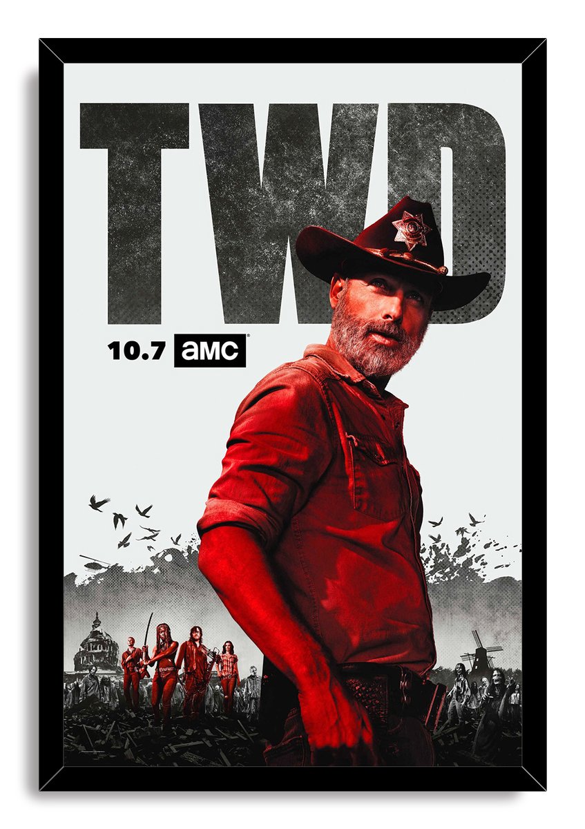 The Walking Dead Rick Grimes Decorative Painting (paper and canvas) art poster printing print