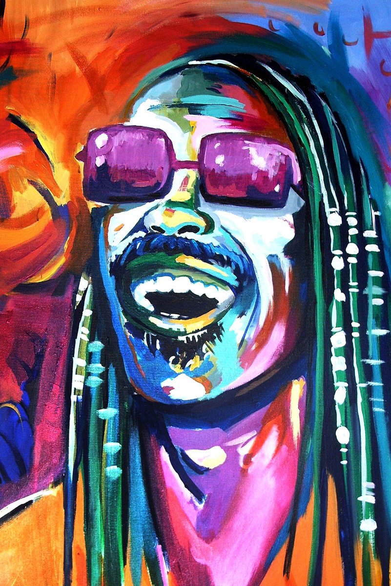 Stevie Wonder Decorative Painting (paper and canvas) art poster printing print