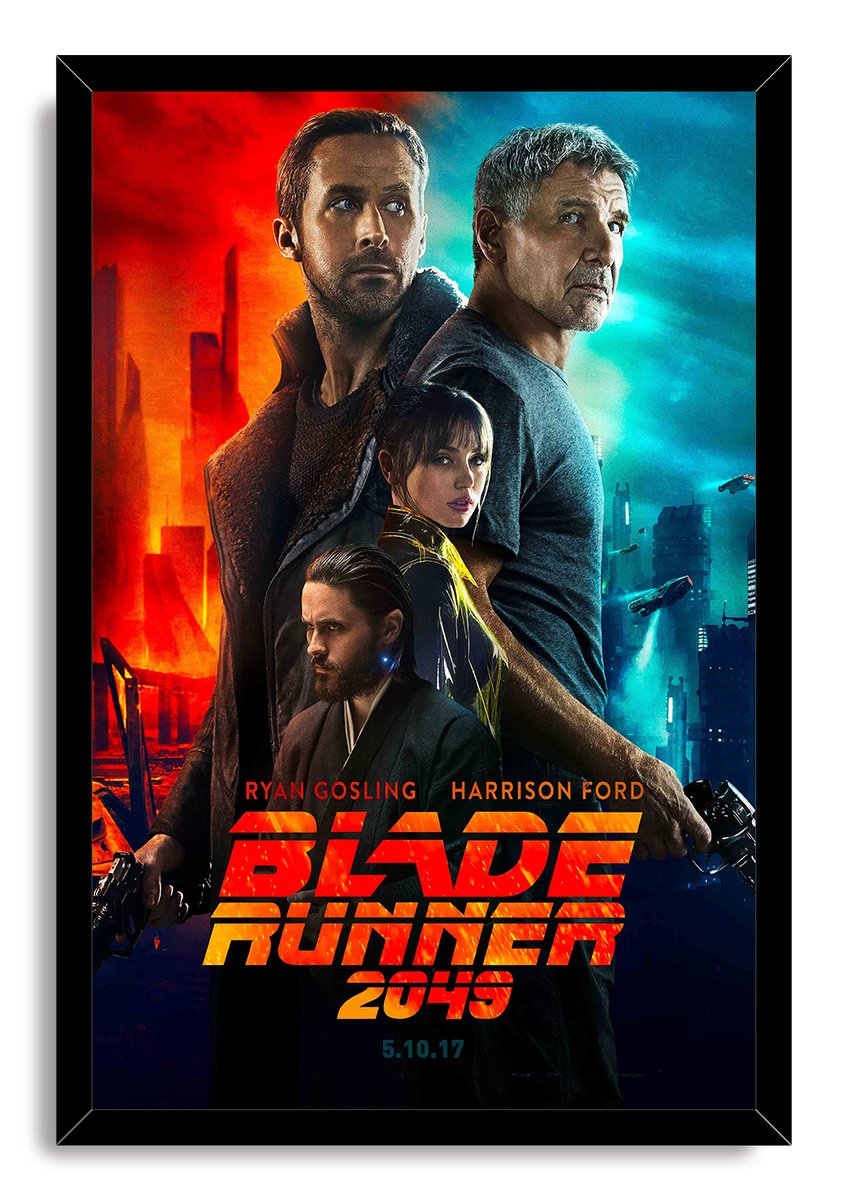 Blade Runner 2049 Movie Poster with Ryan Gosling and Harrison Ford Decorative Painting (paper and canvas) art poster printing print