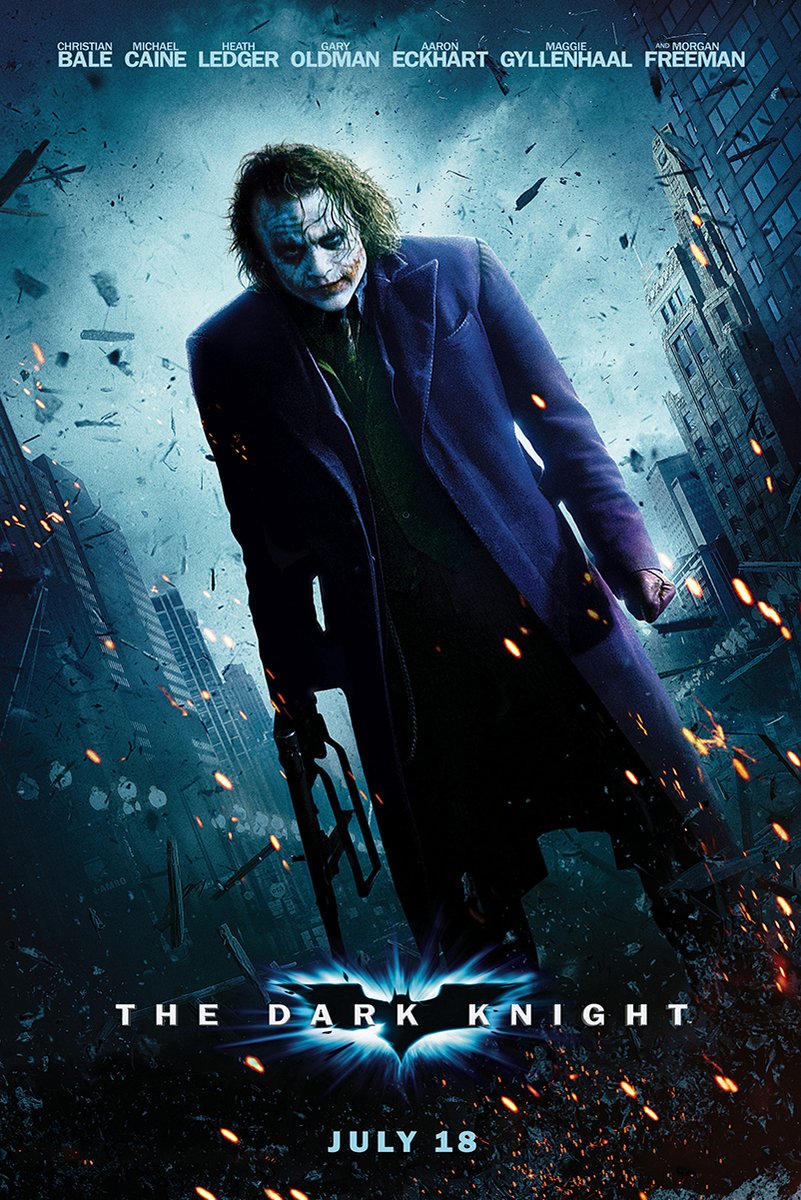 The Joker Dark Knight Movie Decorative Painting (paper and canvas) art poster printing print