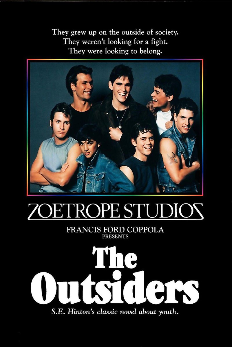 The Outsiders Movie Cast Decorative Painting (paper and canvas) art poster printing print