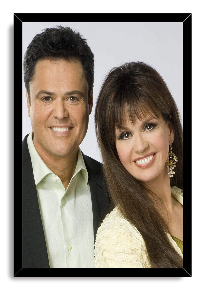 Donny & Marie Osmond Decorative Painting (paper and canvas) art poster printing print