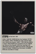 Travis Scott Utopia Album Cover Poster Wall Art Print (Paper and Canvas) Art Poster Printing Print