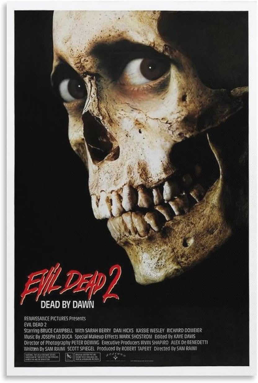 The Evil Dead 2 by Dawn Comedy Horror Movie Poster Art Poster(Paper and Canvas) Art Poster Printing Print