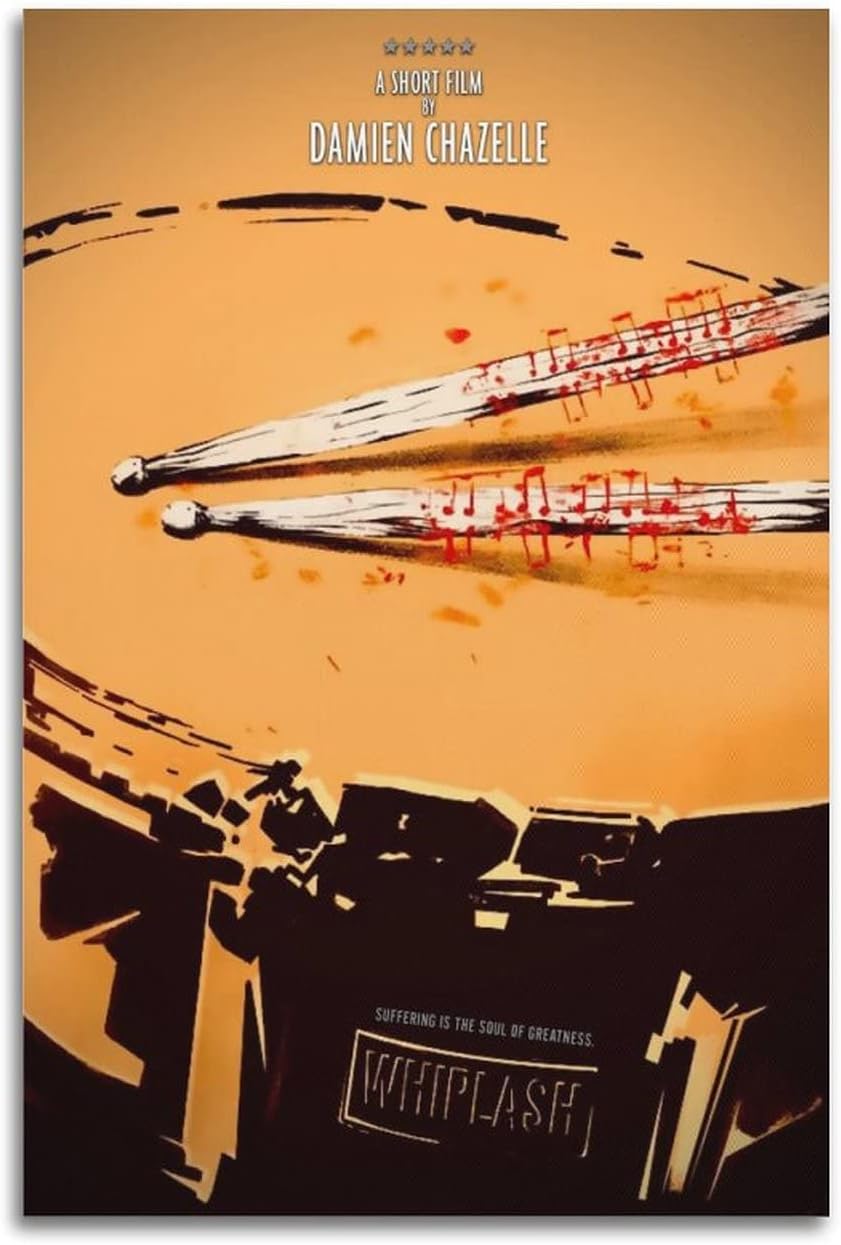 Whiplash Movie Art Poster (Paper and Canvas) Art Poster Printing Print