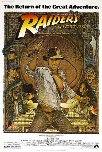 Raiders of The Lost Ark Movie (Paper and Canvas) Art Poster Printing Print