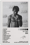 Lil Tjay Poster 222 Album Cover Poster (Paper and Canvas) Art Poster Printing Print