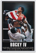 Rocky Iv Movie Poster Art and Wall Art Picture (Paper and Canvas) Art Poster Printing Print