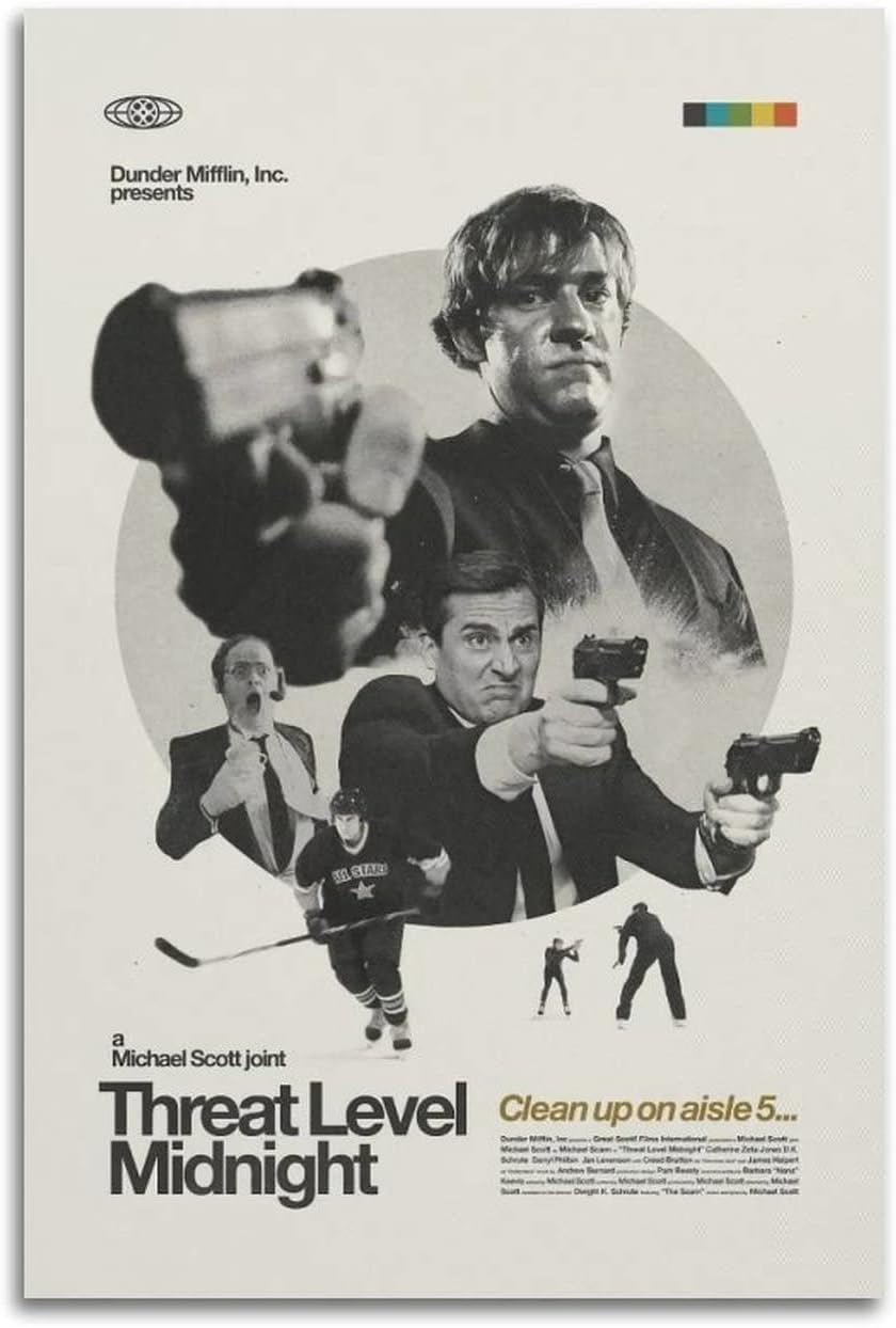 Threat Level Midnight Movie Poster Decorative Painting (Paper and Canvas) Art Poster Printing Print