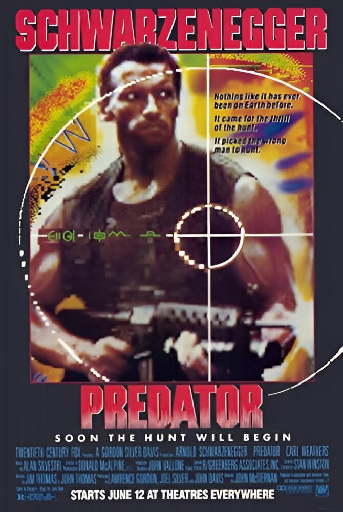 Predator (1987) Movie Poster(Paper and Canvas) Art Poster Printing Print