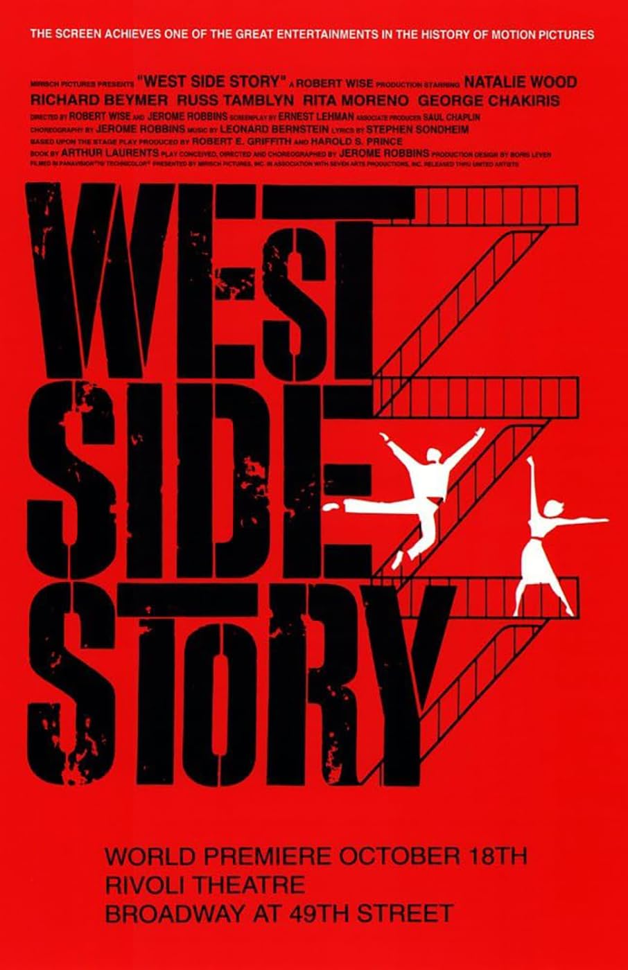 West Side Story Poster Broadway Theater Play (Paper and Canvas)Art Poster Printing Print