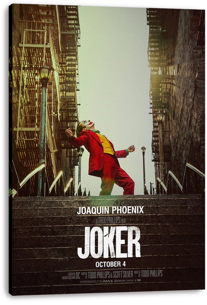 Joker Movie Joaquin Phoenix Decorative Painting (paper and canvas) art poster printing print