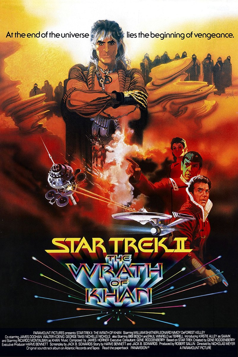 Star Trek II The Wrath of Khan Movie Poster Decorative Painting (paper and canvas) art poster printing print