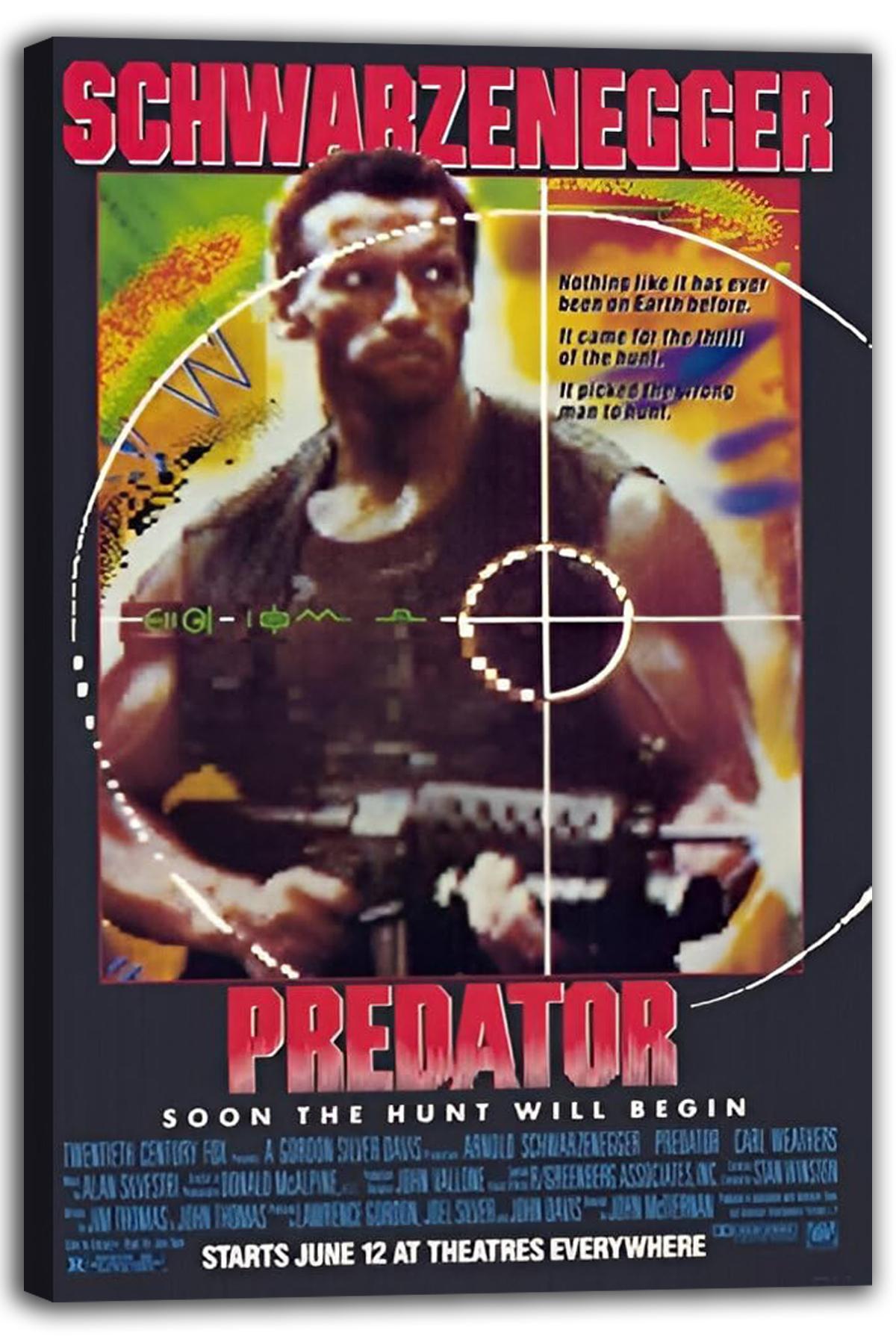 Predator (1987) Movie Poster(Paper and Canvas) Art Poster Printing Print