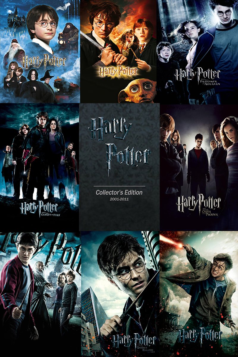 Harry Potter Movie Poster Collection Decorative Painting (paper and canvas) art poster printing print