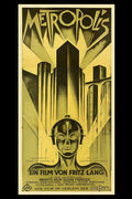 Metropolis Movie Poster Decorative Painting (paper and canvas) art poster printing print