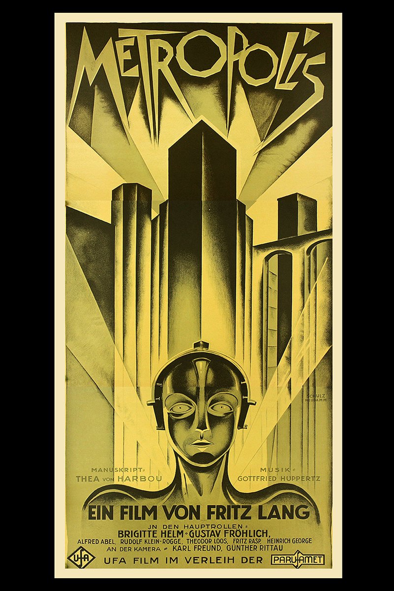 Metropolis Movie Poster Decorative Painting (paper and canvas) art poster printing print