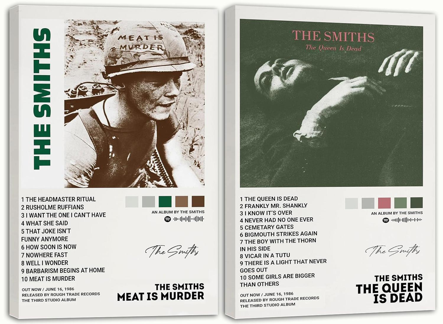 The SMITHS A Set Of 2 Music Posters (Paper and Canvas) Art Poster Printing Print
