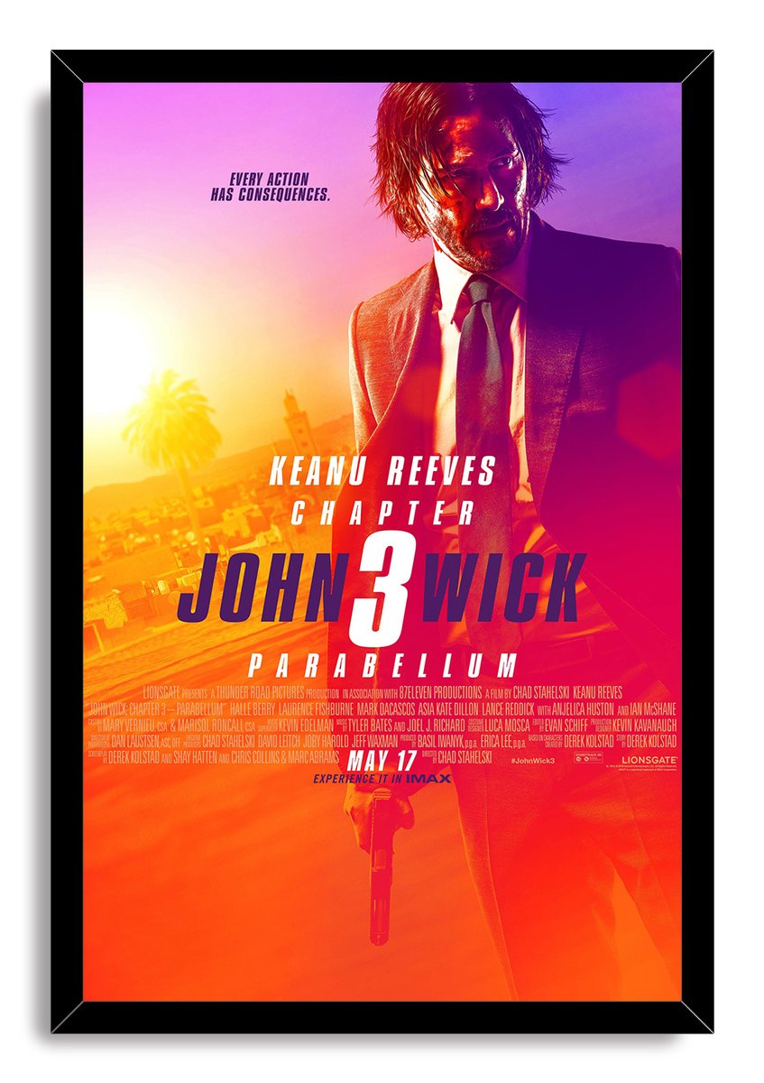 John Wick Keanu Reeves Decorative Painting (paper and canvas) art poster printing print