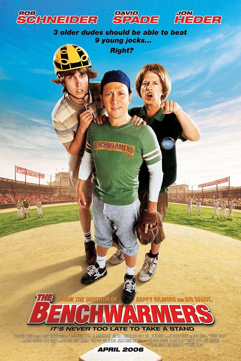The Benchwarmers Rob Schneider David Spade Jon Heder Decorative Painting (paper and canvas) art poster printing print
