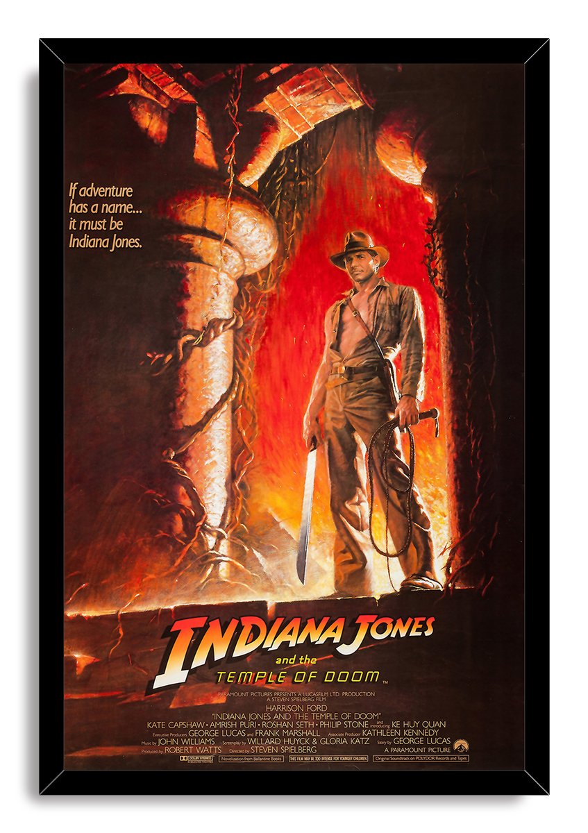 Indiana Jones Temple of Doom Decorative Painting (paper and canvas) art poster printing print