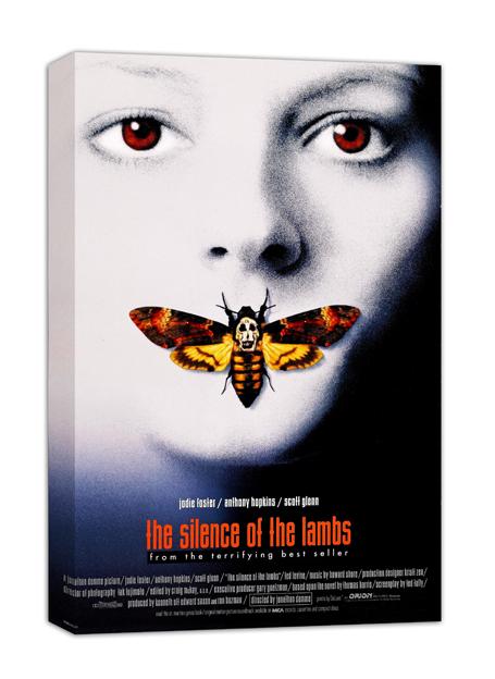 THE SILENCE OF THE LAMBS Movie Poster Hannibal Lecter Anthony Hopkins (Paper and Canvas) Art Poster Printing Print