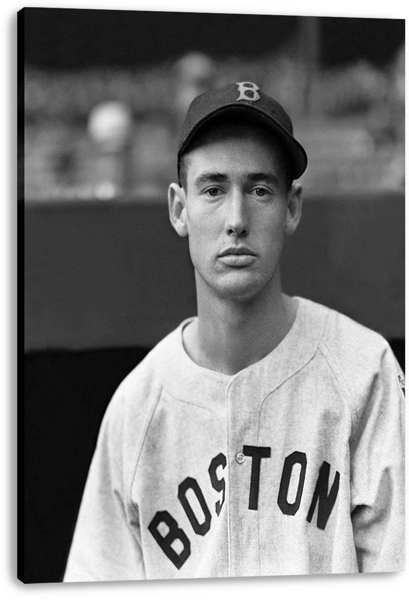 Vintage Boston Baseball Player Decorative Painting (paper and canvas) art poster printing print