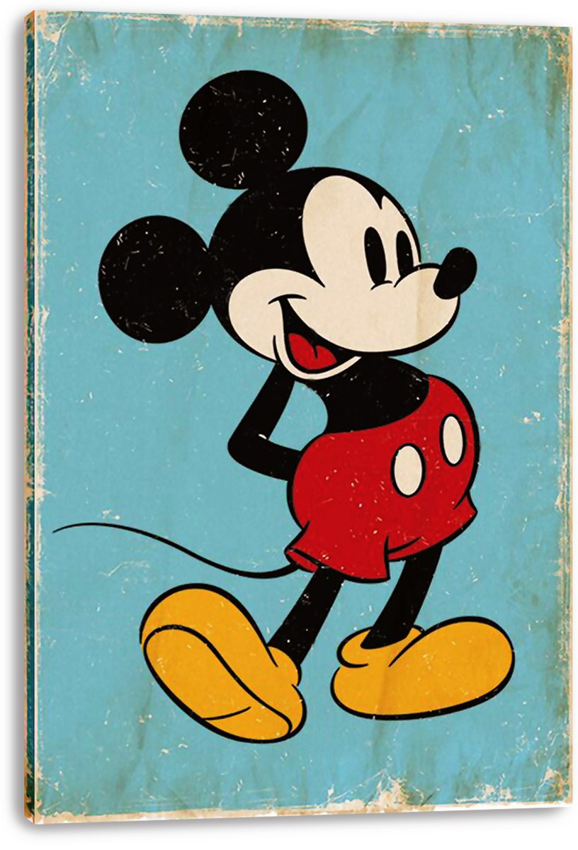 Mickey Mouse Decorative Painting (paper and canvas) art poster printing print