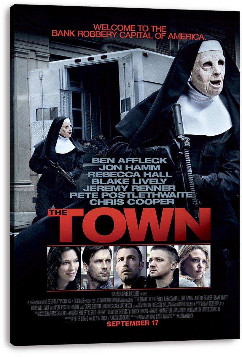 The Town Movie Poster Decorative Painting (paper and canvas) art poster printing print