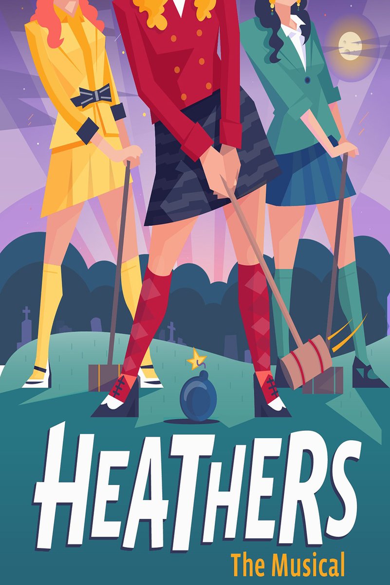 Heathers The Musical Decorative Painting (paper and canvas) art poster printing print