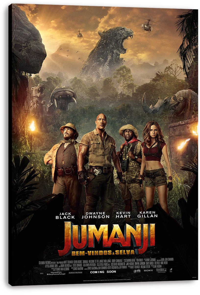 Jumanji: Welcome to the Jungle Movie Decorative Painting (paper and canvas) art poster printing print