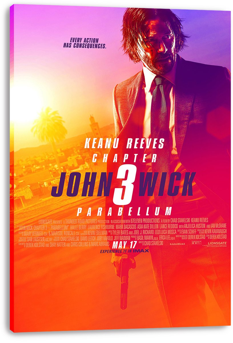 John Wick Keanu Reeves Decorative Painting (paper and canvas) art poster printing print