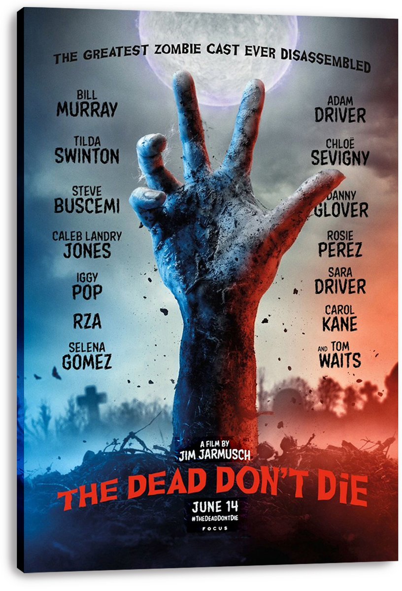 The Dead Don't Die Movie Poster Decorative Painting (paper and canvas) art poster printing print