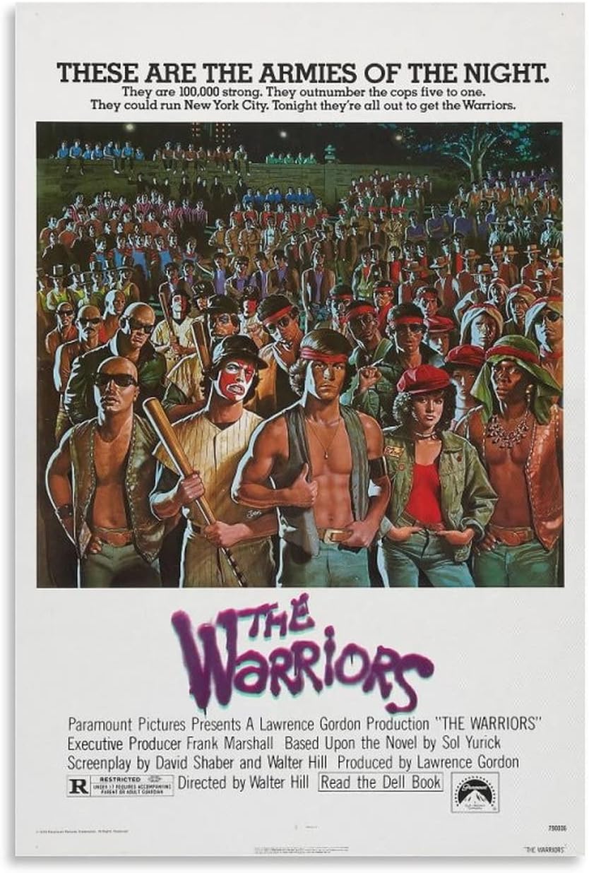 The Warriors Movie Poster Decorative Painting (Paper and Canvas) Art Poster Printing Print