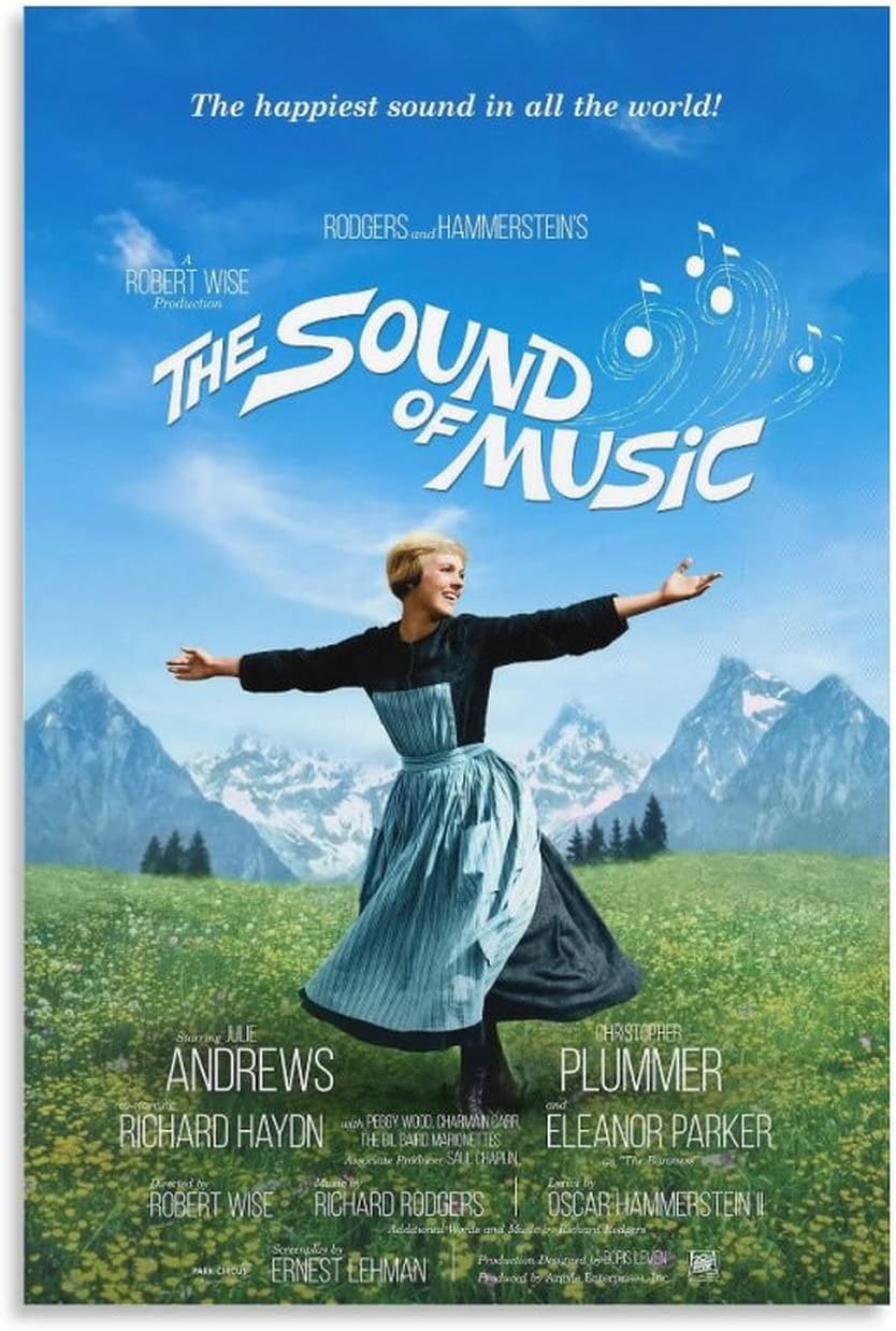 The Sound of Music Movie Poster Decorative Painting (Paper and Canvas) Art Poster Printing Print