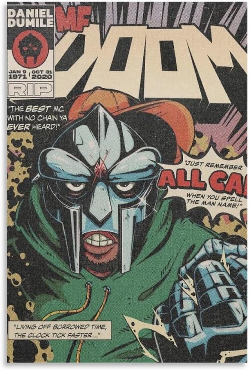 Mf Doom Vintage Posters Decorative Painting Posters (Paper and Canvas) Art Poster Printing Print