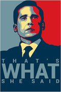 Michael Scott's Funny Motivational Poster."That's What" Print (Paper and Canvas) Art Poster Printing Print