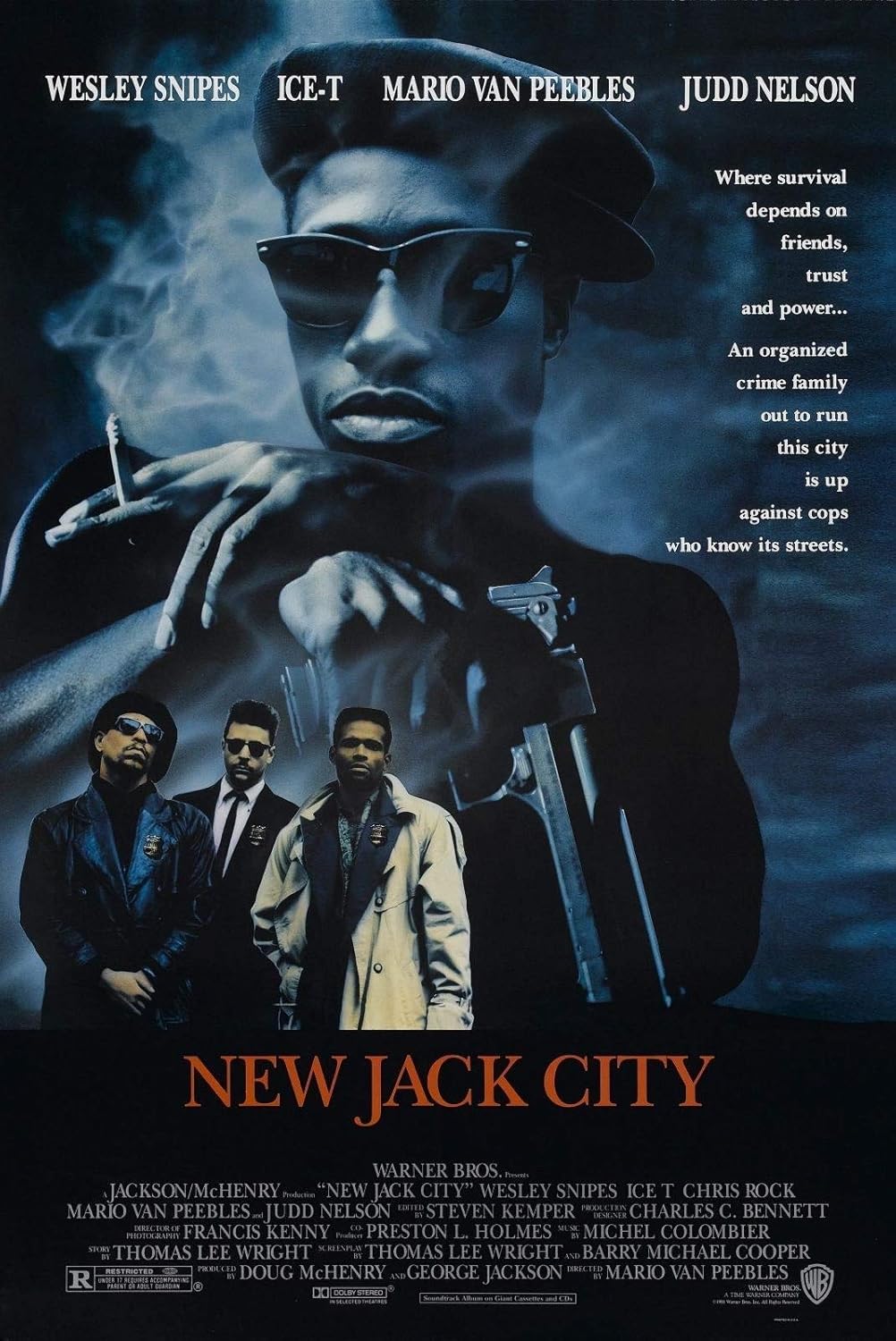 New Jack City 1991 Movie Poster (Paper and Canvas) Art Poster Printing Print