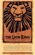 The Lion King The Broadway Musical Poster Broadway Theater Play (Paper and Canvas) Art Poster Printing Print