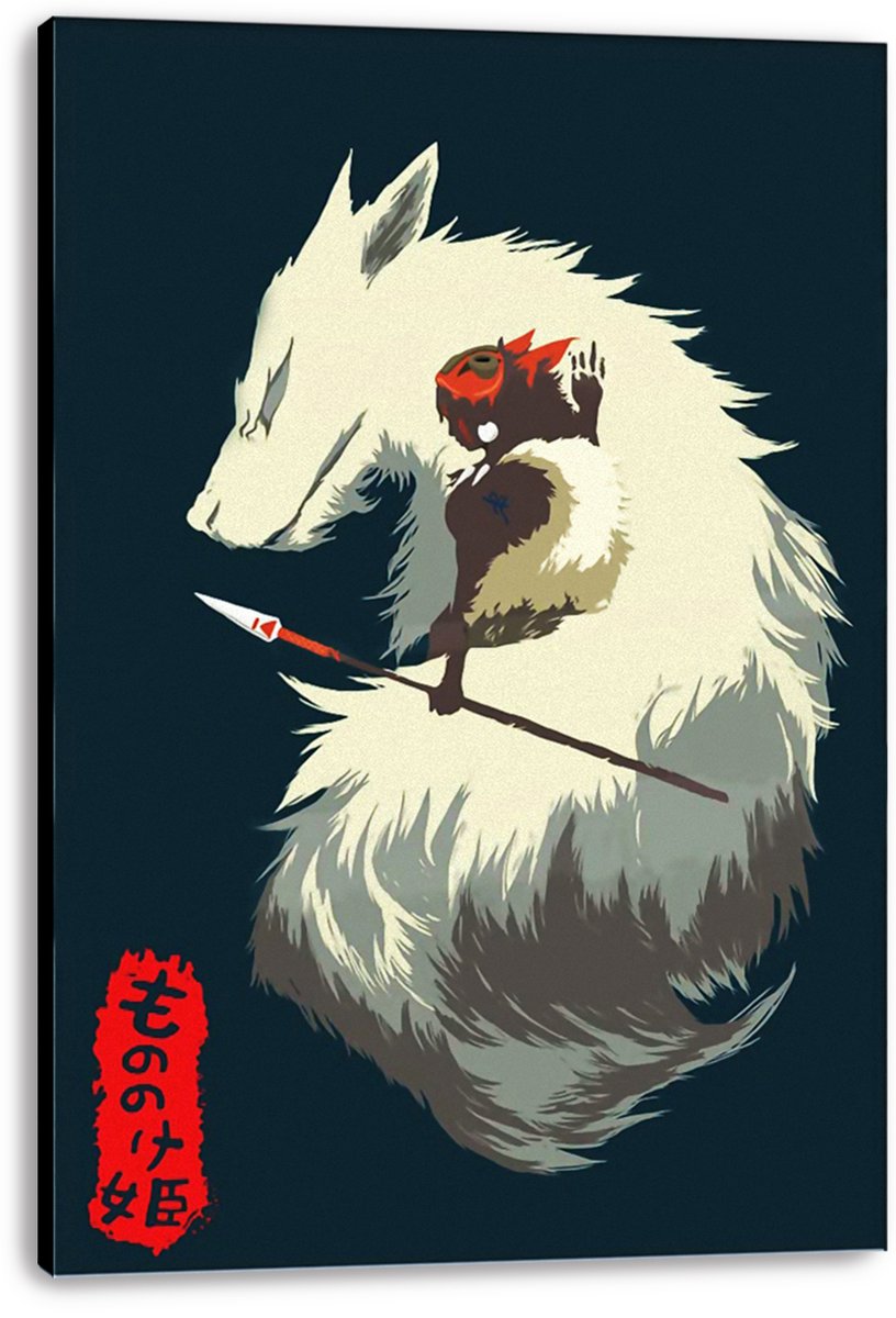 Princess Mononoke Decorative Painting (paper and canvas) art poster printing print