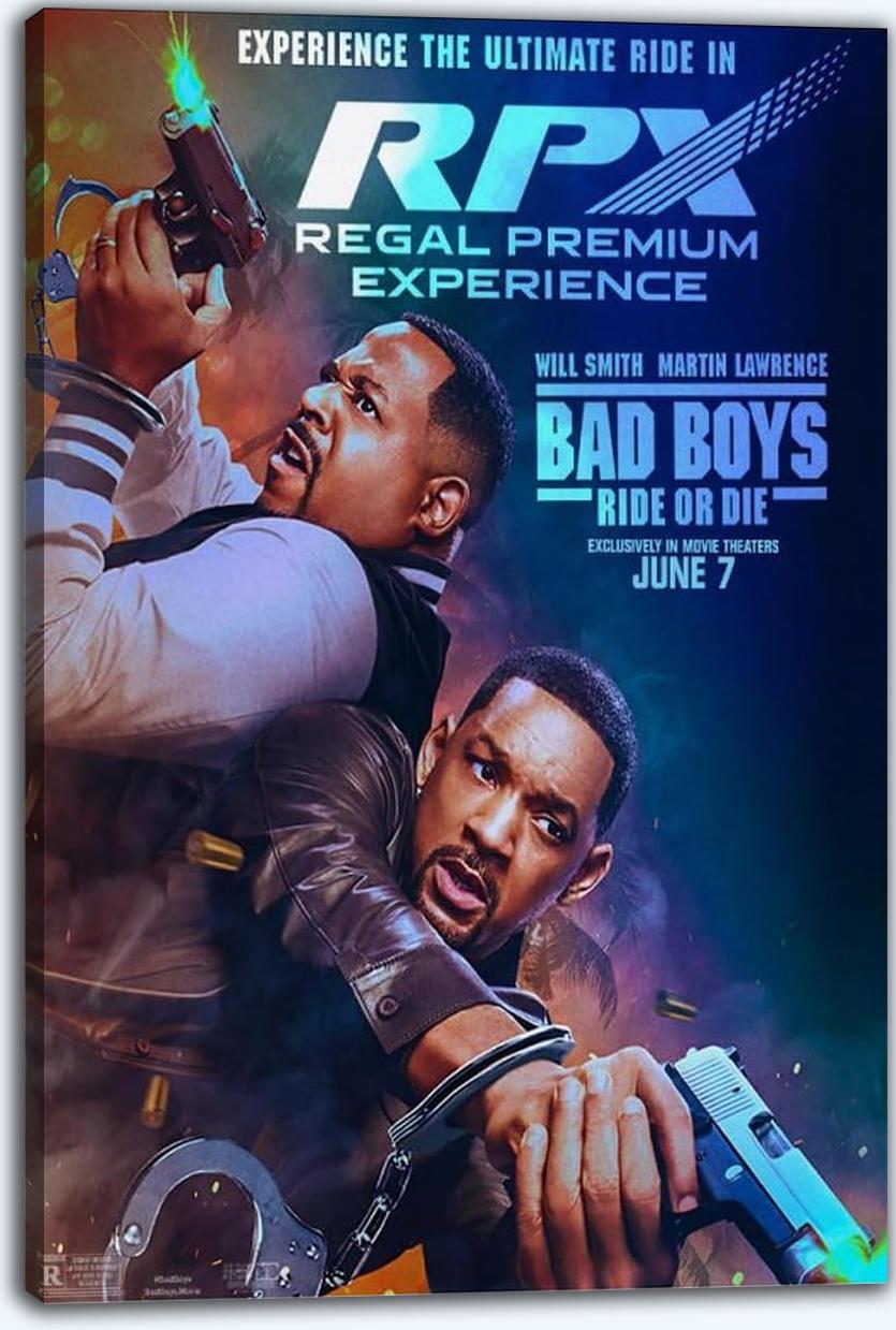 Bad Boys Ride Or Die Movie Posters (Paper and Canvas) Art Poster Printing Pri