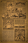 The Legend of Zelda Lore Decorative Painting (paper and canvas) art poster printing print