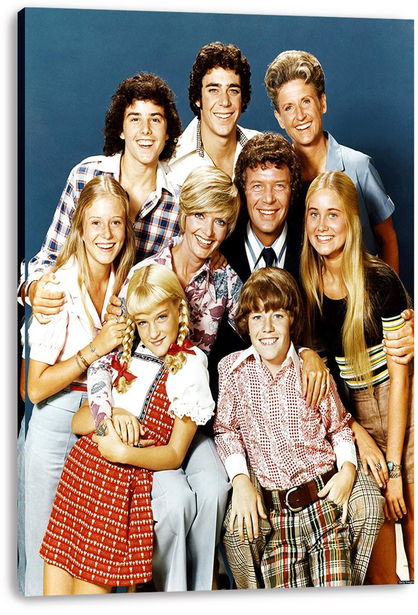 The Brady Bunch Cast Decorative Painting (paper and canvas) art poster printing print